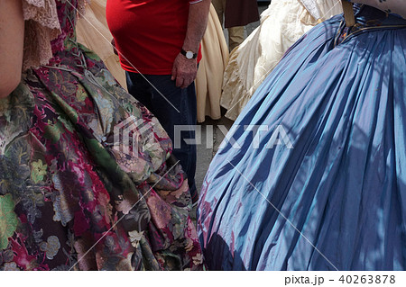 19 century dress parade for Euroflora  40263878