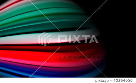 Abstract wave lines fluid color stripes Abstract wave lines fluid color stripes 40264050