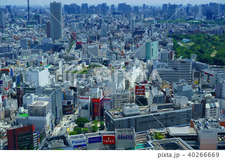 新宿から都心方向をのぞむ　標準画角 40266669