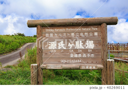 源氏ヶ駄馬 -その昔平家が無数の白い石灰岩を白馬と見間違えたカルスト台地- 四国カルスト 40269011