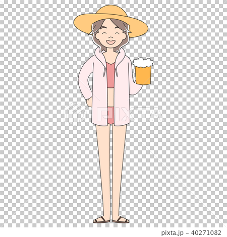 Mom _ sea bathing Mom _ sea bathing 40271082