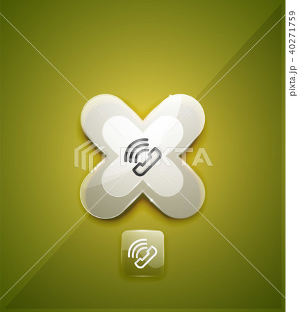 Phone support call center button 40271759