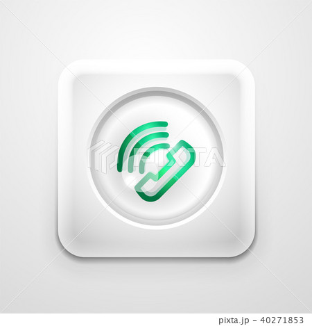 Phone button, call support idea, vector illustration 40271853