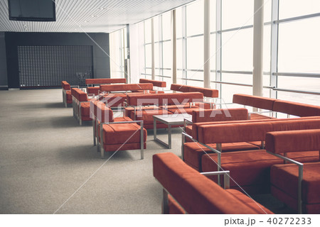 Modern couches situating in room for relax Modern couches situating in room for relax 40272233