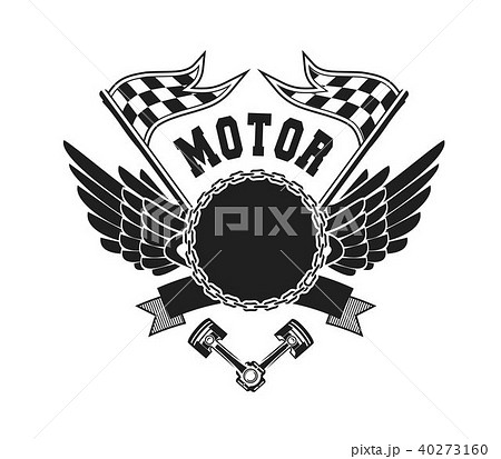 Motorcycle Badge Vectors 40273160