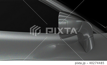 Window and rearview mirror - 3d illustration 40274485