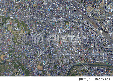 長野市街／真俯瞰空撮 40275323