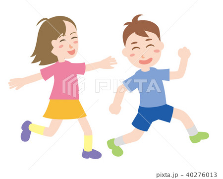 歩く子供 40276013