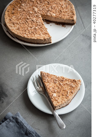 Chocolate cheesecake 40277319