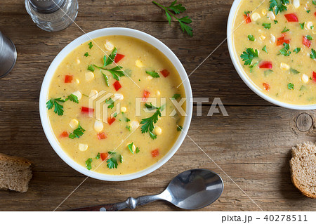 Corn Chowder Soup 40278511