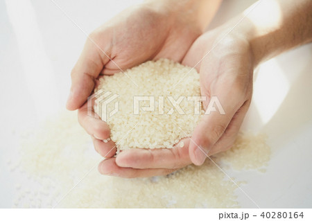 米 収穫 精米 農家 40280164