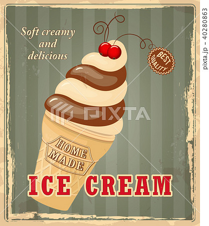 red currant vanilla waffle ice cream 40280863