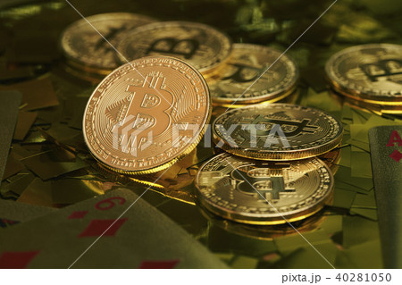 Bitcoin 金貨 仮想通貨 紙吹雪 Bitcoin 金貨 仮想通貨 紙吹雪 40281050