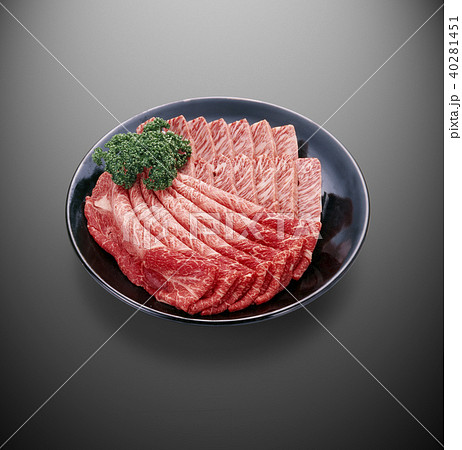 和牛すきしゃぶ・焼肉用（肩肉、バラ肉） 40281451