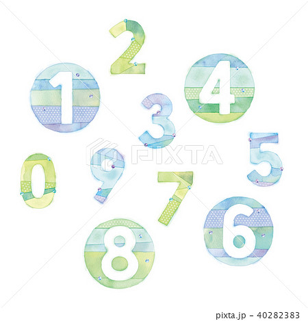 数字のイラスト 40282383