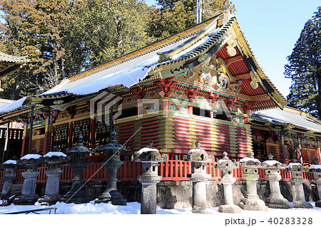 日光東照宮三神庫 さんじんこ の写真素材