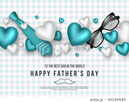 Fathers day greeting card. 40284689