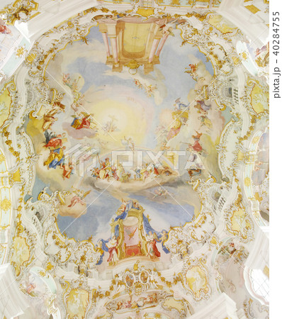 ドイツ　ヴィース教会 40284755