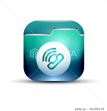 Phone button, call support idea, vector illustration Phone button, call support idea, vector illustration 40286238