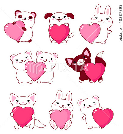 Collection of cute baby animals 40287895