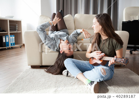 Two close girlfirens in the bedroom having fun Two close girlfirens in the bedroom having fun 40289187