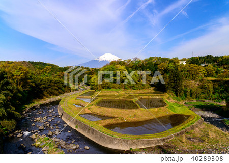 棚田と富士山 棚田と富士山 40289308