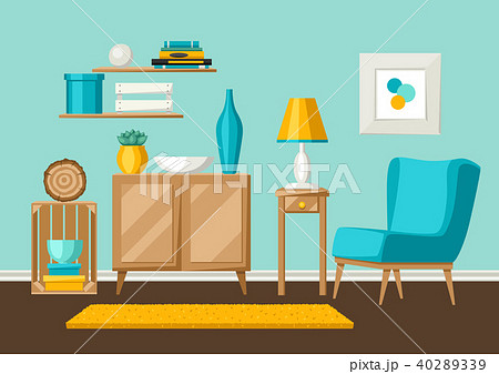 Interior living room. Furniture and home decor. Interior living room. Furniture and home decor. 40289339