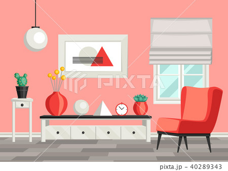 Interior living room. Furniture and home decor. 40289343