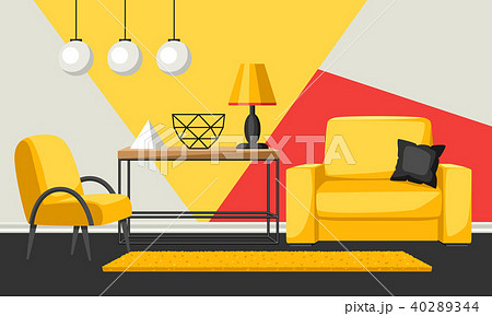 Interior living room. Furniture and home decor. Interior living room. Furniture and home decor. 40289344