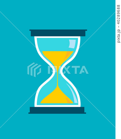 Hourglass time icon isolated Hourglass time icon isolated 40289688
