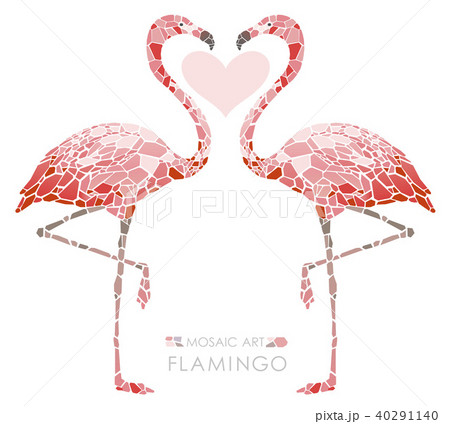 モザイクアート フラミンゴ モザイクアート フラミンゴ 40291140