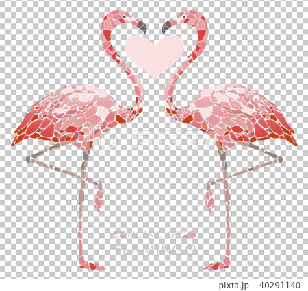 モザイクアート フラミンゴ モザイクアート フラミンゴ 40291140