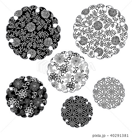和調 文様 和調 文様 40291381