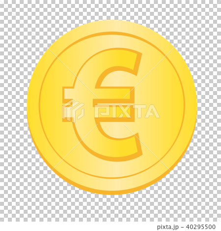 ユーロ通貨記号コインのイラスト素材のイラスト素材