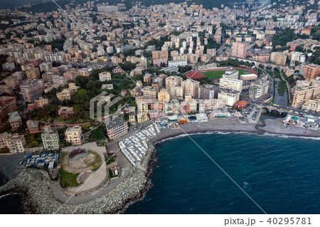 genoa town aerial view 40295781
