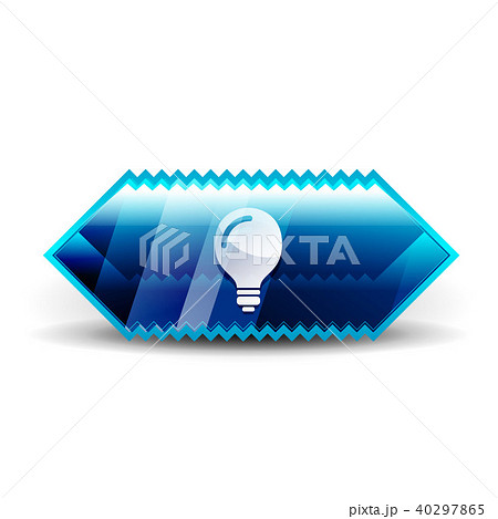 Light bulb, new idea concept web button Light bulb, new idea concept web button 40297865