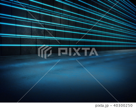 Abstract structure with light glow 40300250