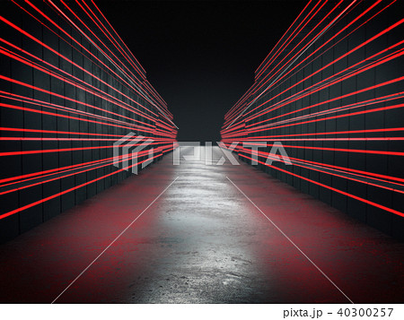 Abstract structure with light glow 40300257