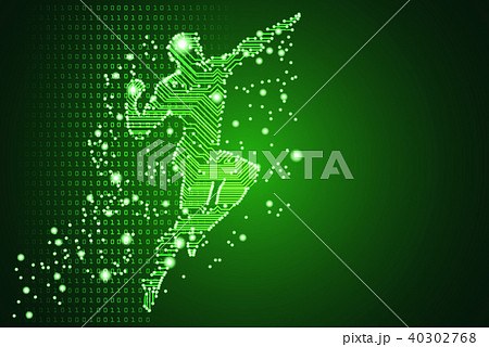 Big data and artificial intelligence concept. 40302768