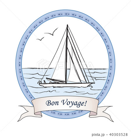 Summer travel card Yacht club Nautical Sea boat Summer travel card Yacht club Nautical Sea boat 40303528