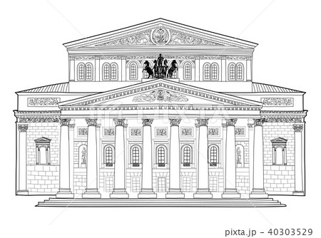 Moscow city Bolshoi Theatre landmark Travel Russia Moscow city Bolshoi Theatre landmark Travel Russia 40303529