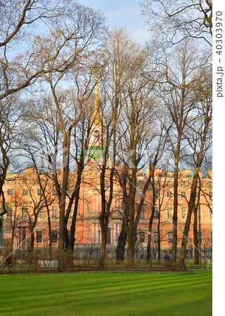 Mikhailovsky Garden at spring. Mikhailovsky Garden at spring. 40303970