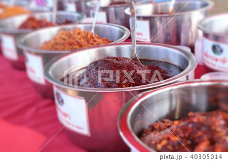chili paste at street food 40305014