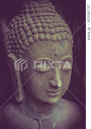 Statue of Buddha. The respect of the Buddhist. 40306757