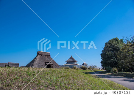 吉野ヶ里遺跡　吉野ヶ里歴史公園　北内郭の主祭殿 40307152