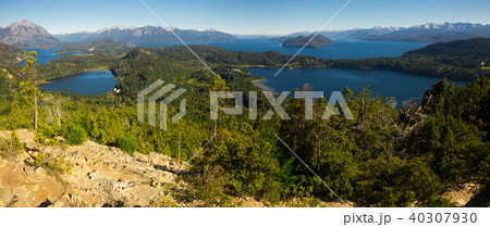 Lakes Nahuel Huapi and mountain Campanario 40307930