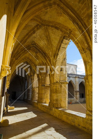 Courtyard of Cathedral of Saint Nazaire, Beziers 40308547