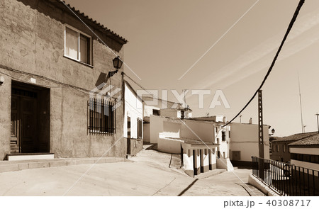 Picturesque street of Campo de Criptana Picturesque street of Campo de Criptana 40308717