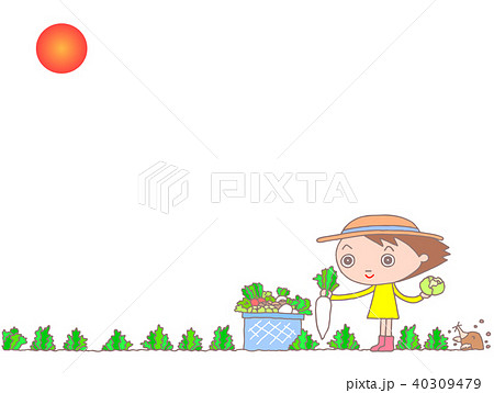 農業体験 2のイラスト素材