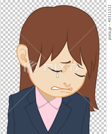 ちびキャラ OL 涙 ちびキャラ OL 涙 40311311